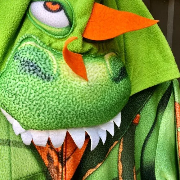 🎮 Fortnite Rex Dino Onesie Costume Adult Small Pajamas Cosplay Hoodie Epic Game - Picture 4 of 8